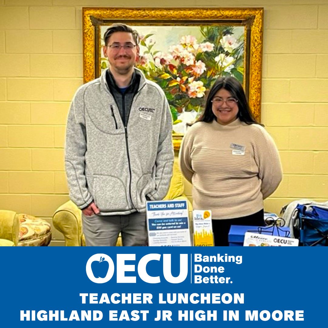 OECU Teacher Luncheon at Highland East Jr High in Moore