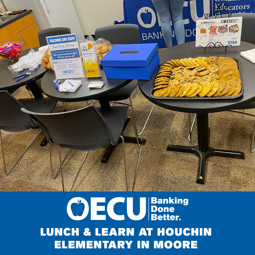 Lunch and learn at Houchin Elementary. Enter to win box.